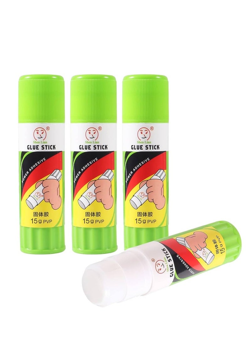 PVP Glue Stick, 2 Pcs., Non-Toxic, Washable, for Paper, Cardboard, Photos - Image 1